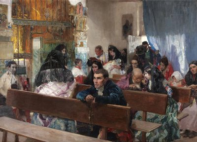 The Baptism by Joaquín Sorolla